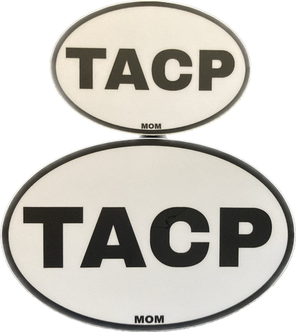 TACP Oval Stickers