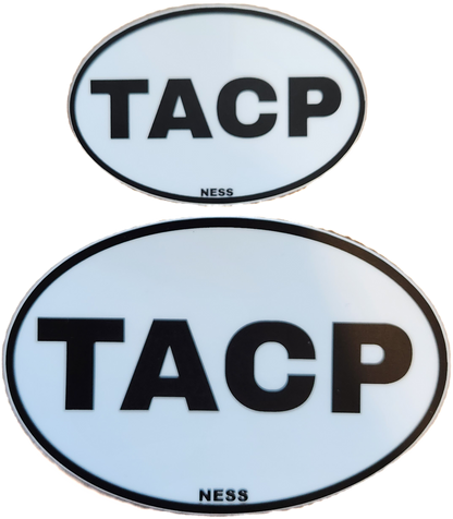 TACP Oval Stickers