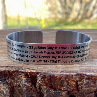 Stainless Steel Memorial Bracelets