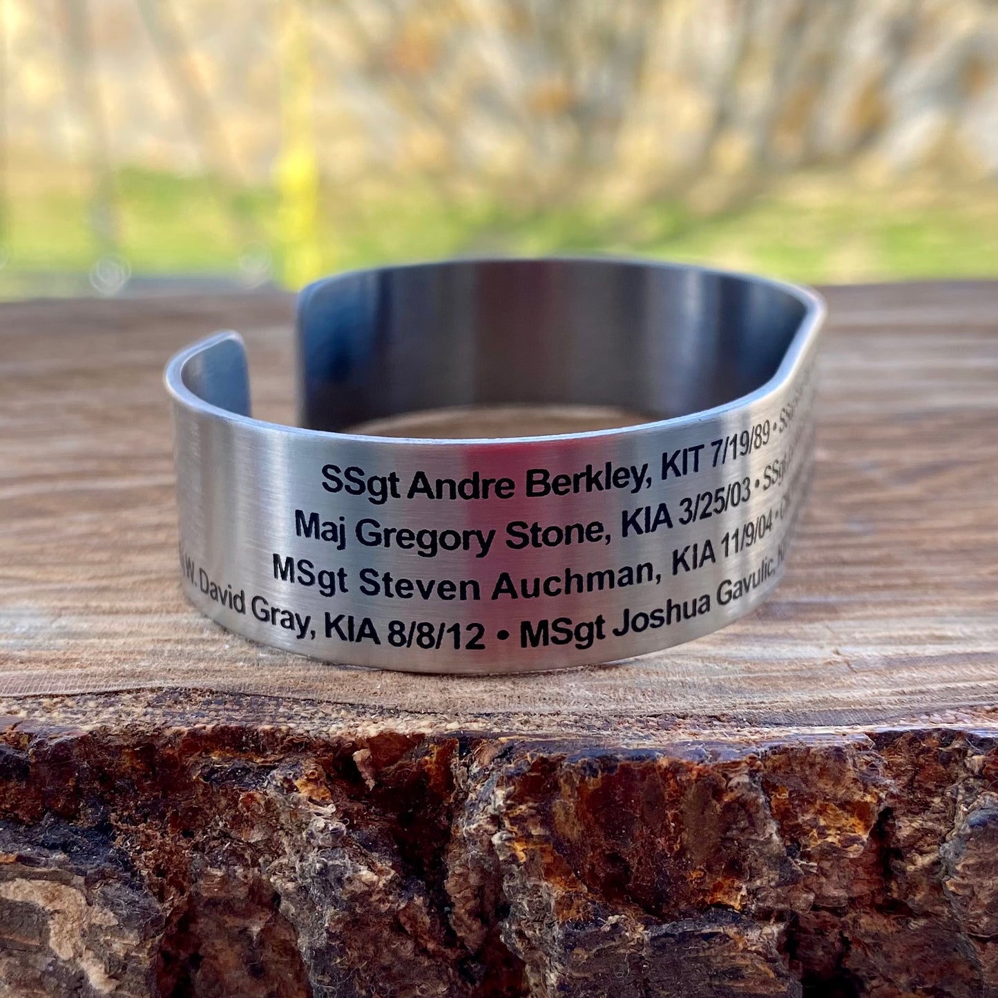 Stainless Steel Memorial Bracelets