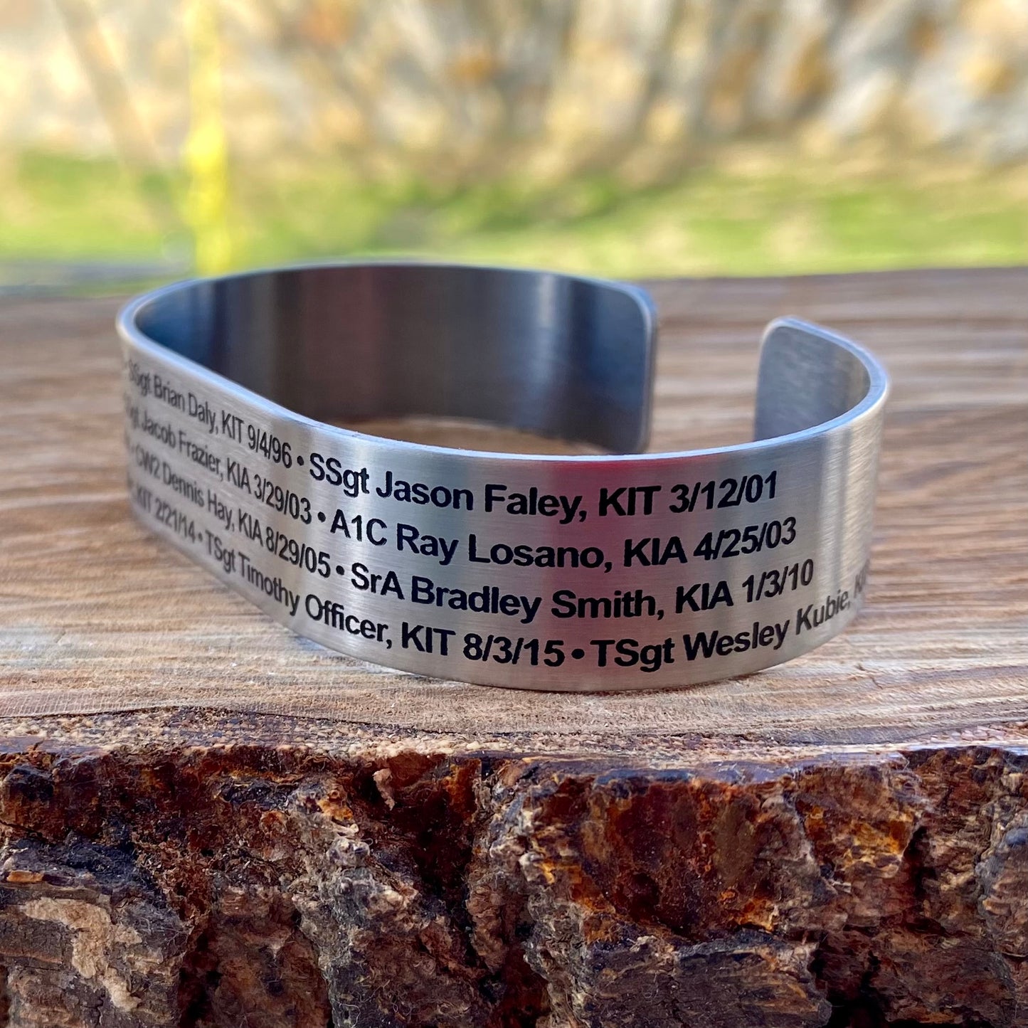 Stainless Steel Memorial Bracelets