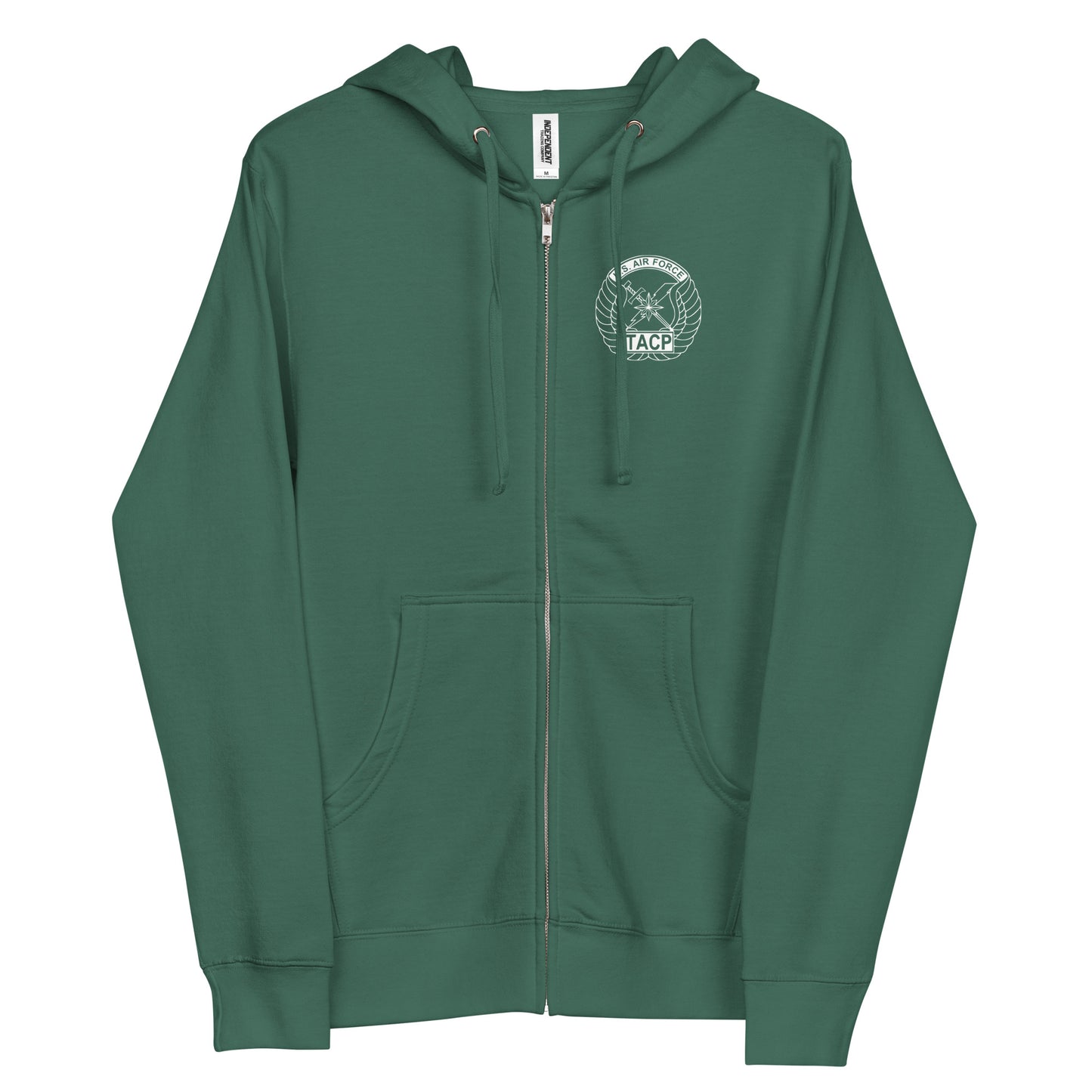 Unisex Crest Zip Hoodie