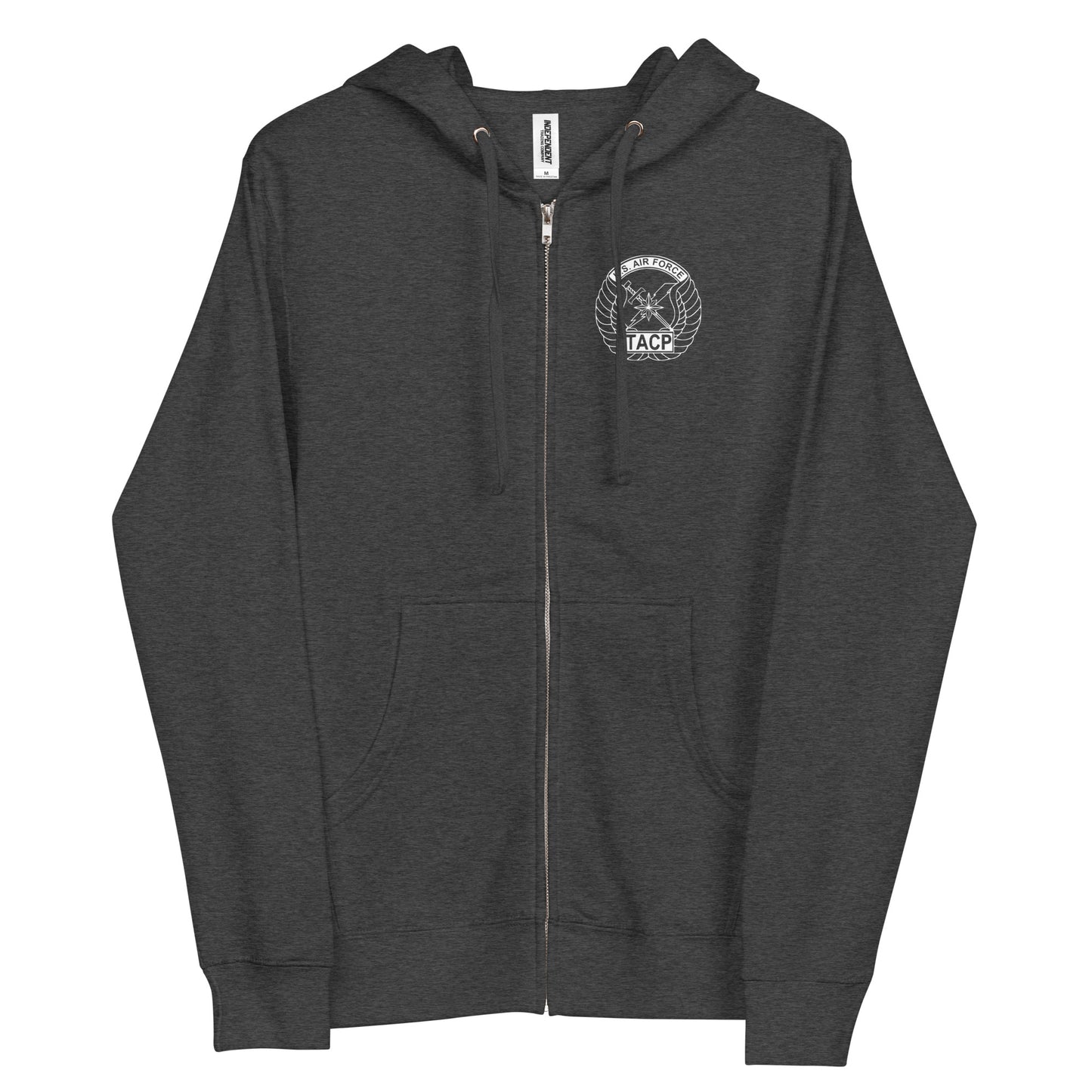 Unisex Crest Zip Hoodie