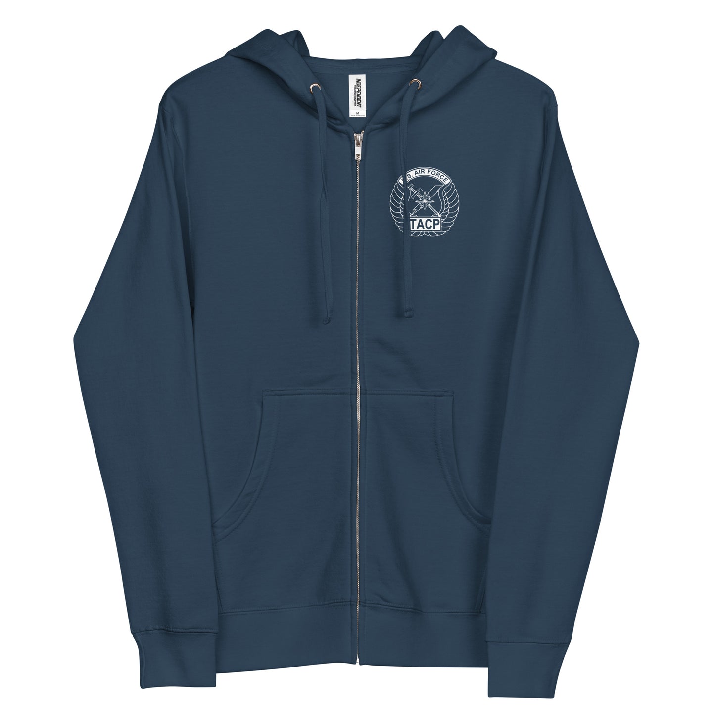 Unisex Crest Zip Hoodie